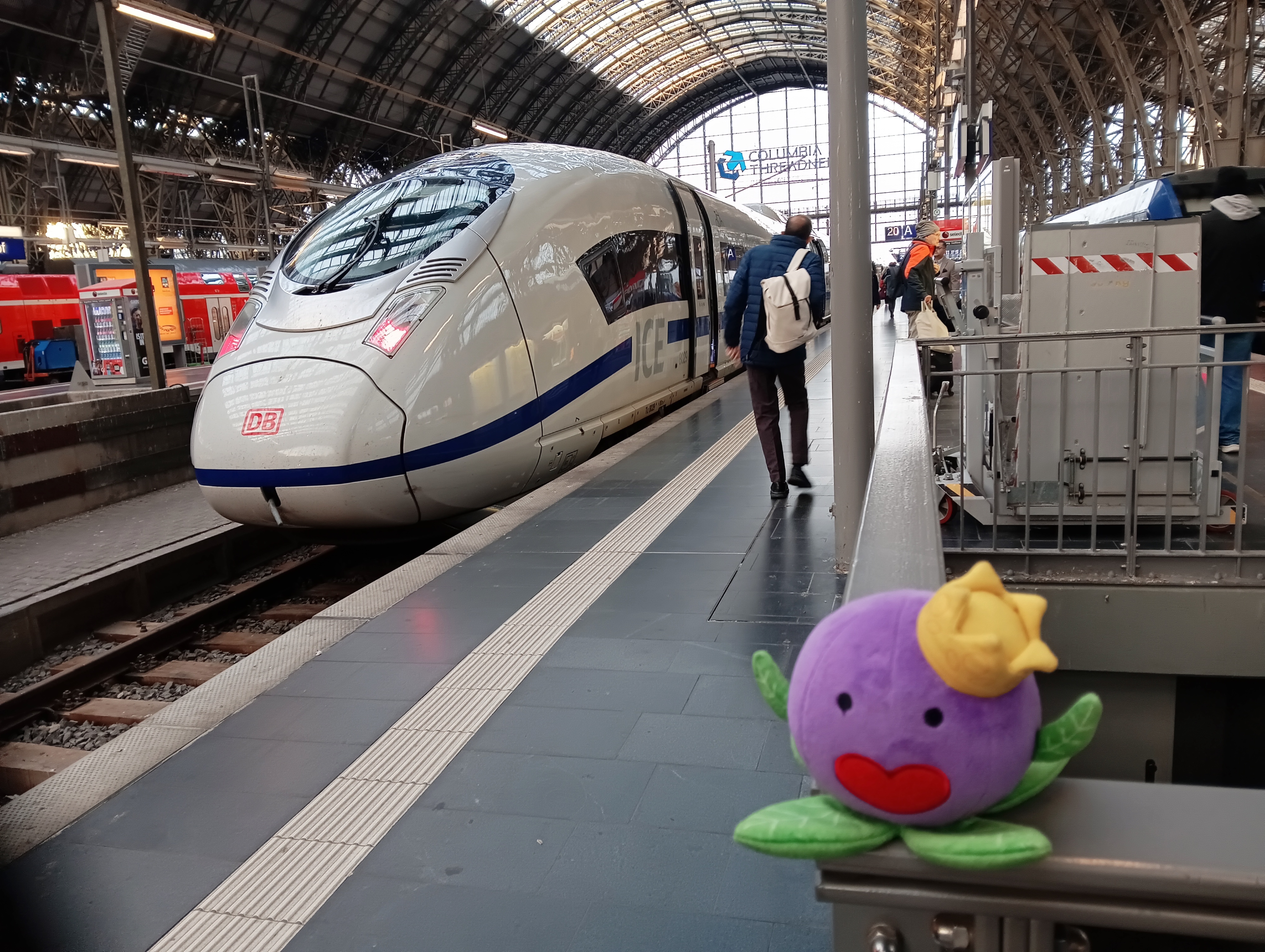 フランクフルトの駅もかなり大きく25番線までのイメージサムネイル画像